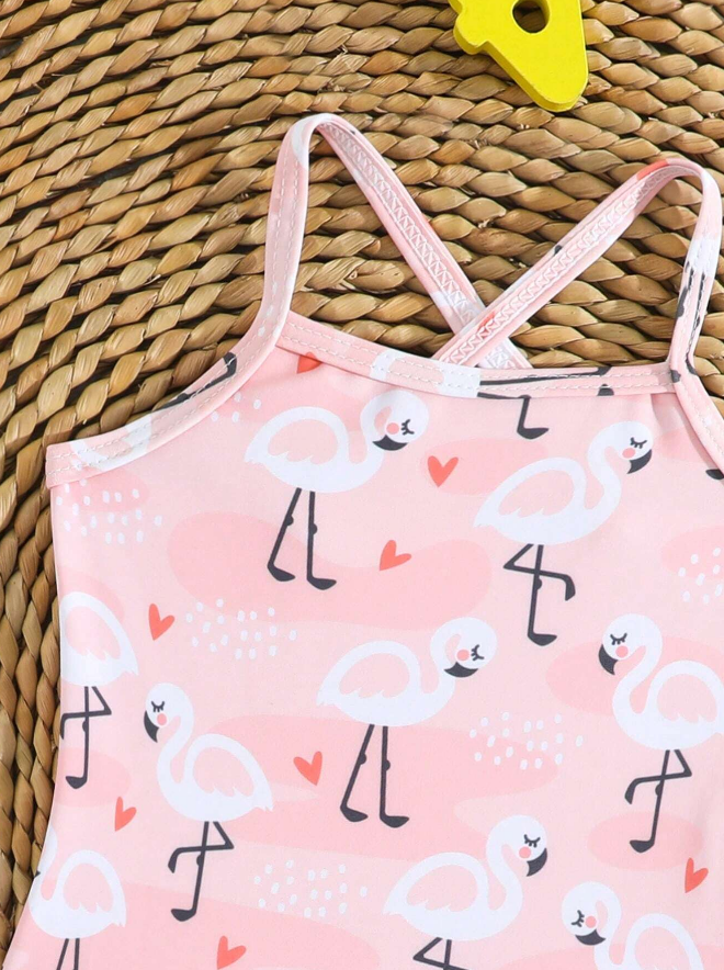 🦩 Traje de Baño Bebé “Flamingo Love”