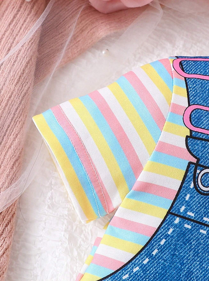 🦄 Vestido Bebé “Unicorn Denim”