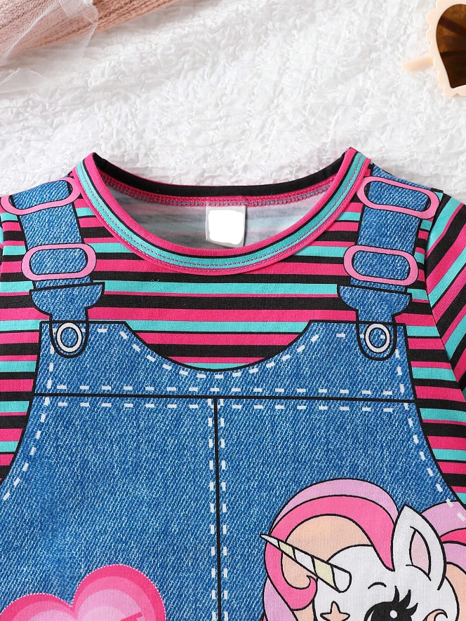 🦄 Vestido Bebé “Unicorn Denim”