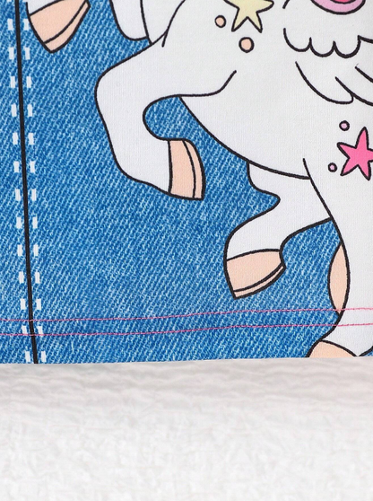🦄 Vestido Bebé “Unicorn Denim”