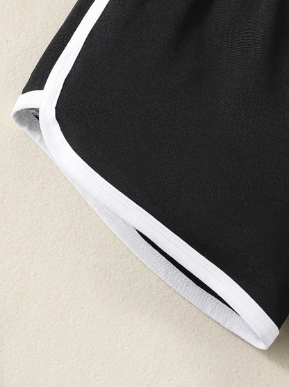 🦋 Shorts Deportivos Infantiles – Mariposa + Unión en Contraste