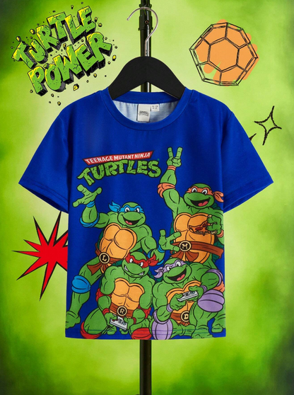 🐢 Camiseta Infantil – Teenage Mutant Ninja Turtle