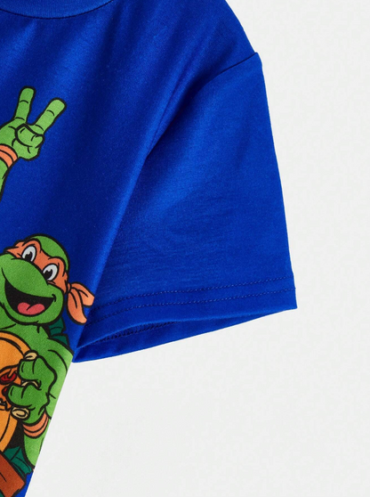 🐢 Camiseta Infantil – Teenage Mutant Ninja Turtle