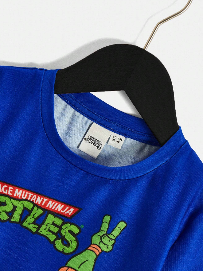 🐢 Camiseta Infantil – Teenage Mutant Ninja Turtle