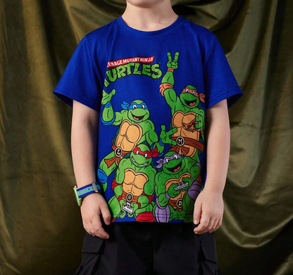 🐢 Camiseta Infantil – Teenage Mutant Ninja Turtle