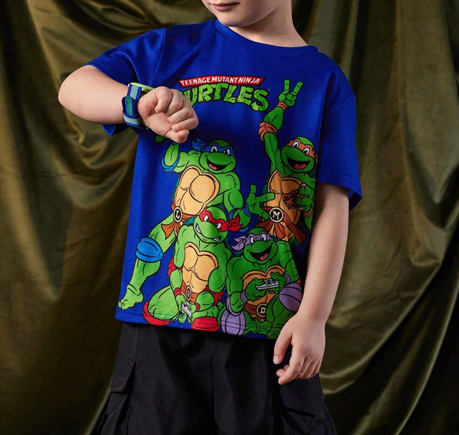 🐢 Camiseta Infantil – Teenage Mutant Ninja Turtle