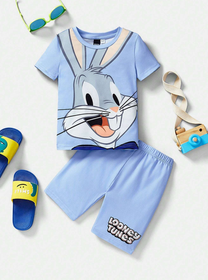 🐰 Conjunto Infantil – Bugs Bunny x Looney Tune