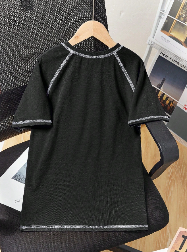 ⭐ Camiseta Deportiva Infantil – Estrella + Mangas Raglán