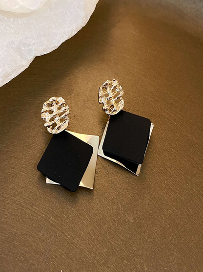 ◼️ Pendientes Geométricos – Elegancia Moderna