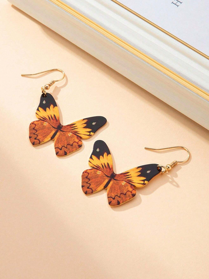 🦋 Pendientes Mariposa – Diseño Natural y Vibrante