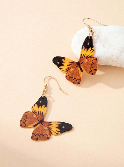 🦋 Pendientes Mariposa – Diseño Natural y Vibrante