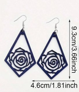 🌿 Pendientes Bohemios – Madera & Diseño Geométrico