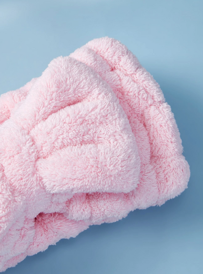 🎀 Diadema Spa – Banda Suave con Lazo & Estilo Pastel