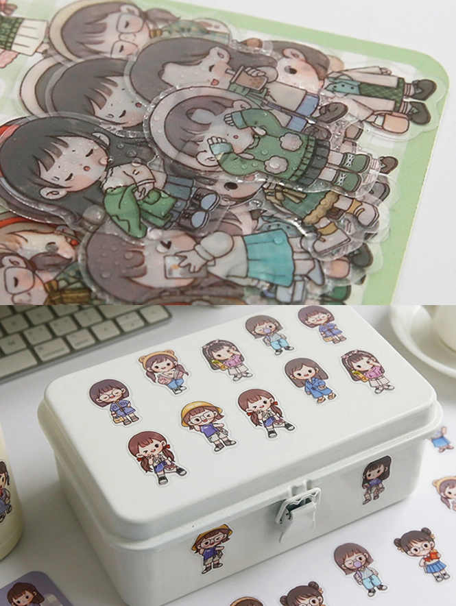 🎎 Stickers Personajes Animados – Pack de 10 Unidades & Estilo Ilustrado