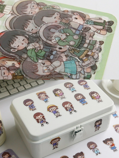 🎎 Stickers Personajes Animados – Pack de 10 Unidades & Estilo Ilustrado