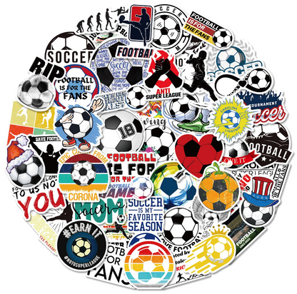 ⚽ Stickers Fútbol – Pack de 10 Unidades & Estilo Deportivo