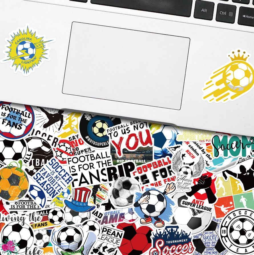⚽ Stickers Fútbol – Pack de 10 Unidades & Estilo Deportivo
