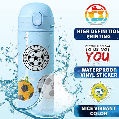 ⚽ Stickers Fútbol – Pack de 10 Unidades & Estilo Deportivo