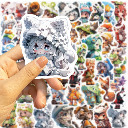 🧝‍♂️ Stickers Exploradores Fantasía – Pack de 10 Unidades & Estilo Aventurero