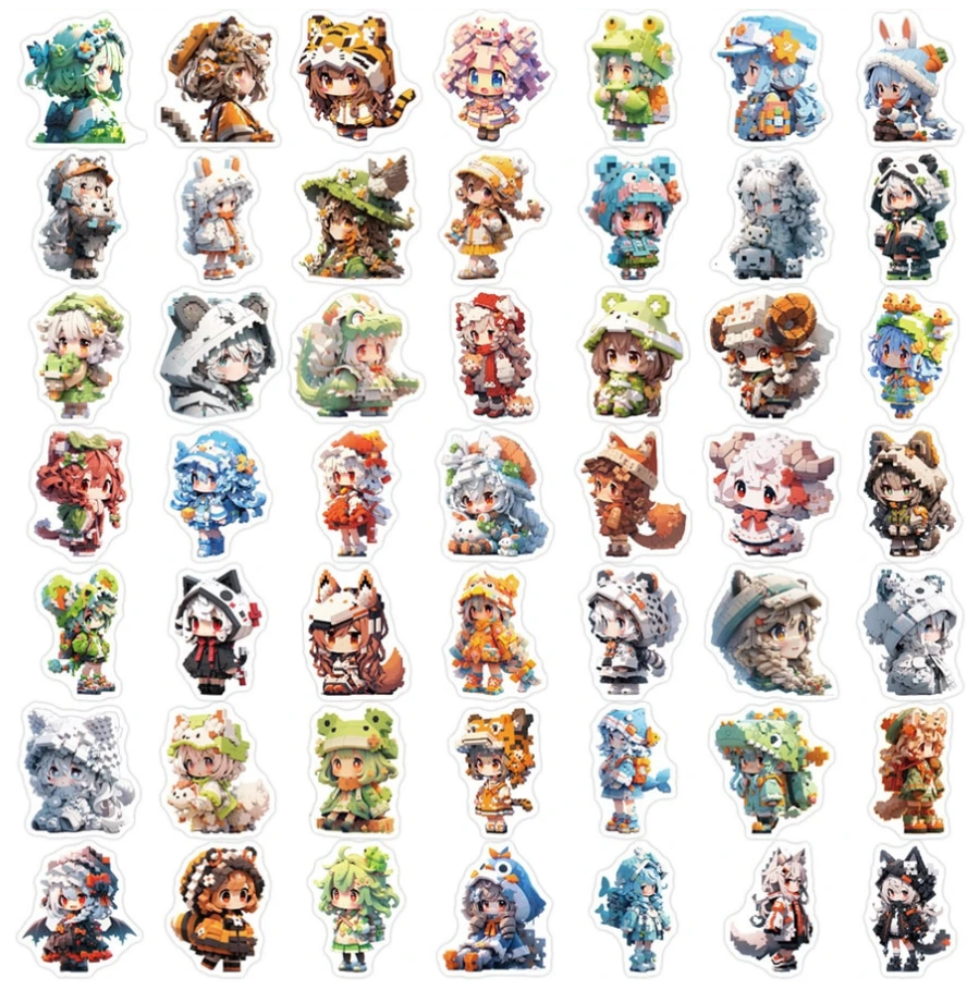 🧝‍♂️ Stickers Exploradores Fantasía – Pack de 10 Unidades & Estilo Aventurero
