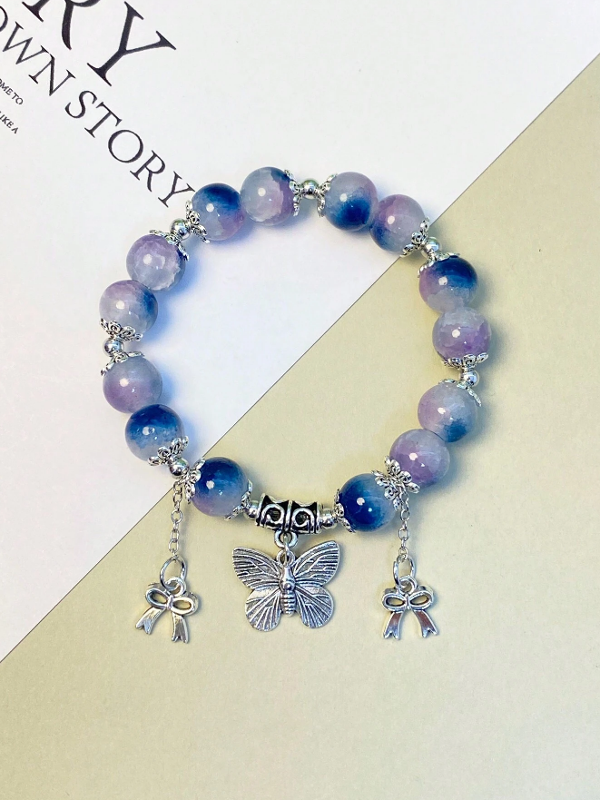 🦋 Brazalete con Charms de Mariposa