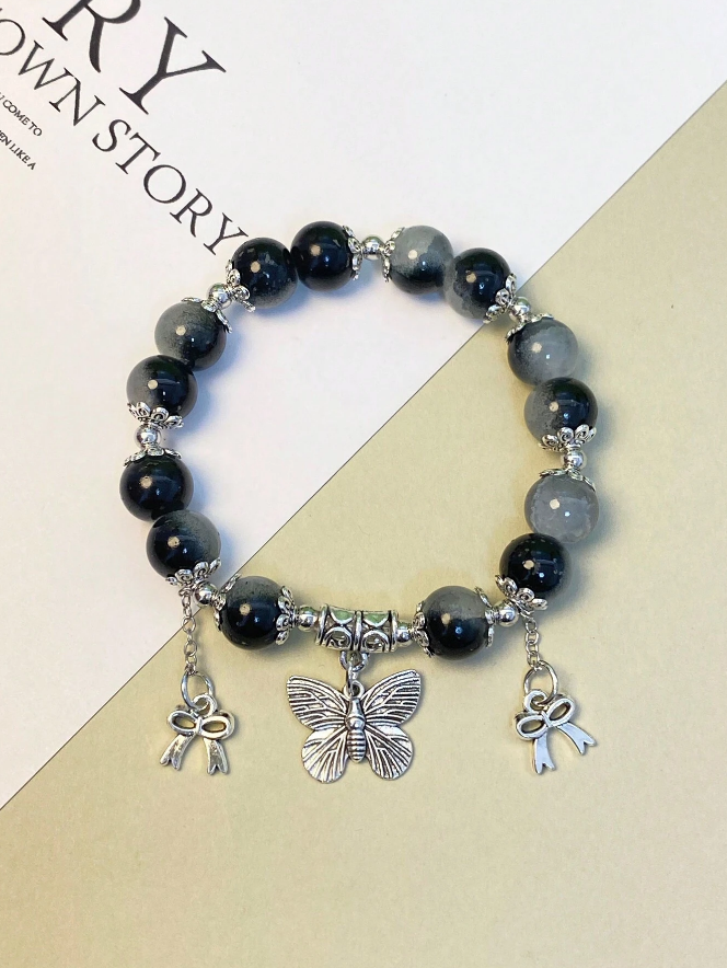 🦋 Brazalete con Charms de Mariposa