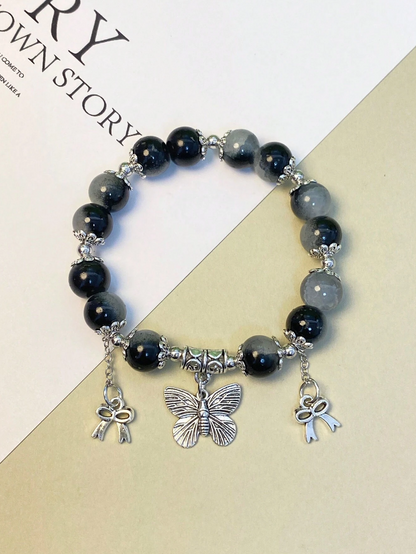 🦋 Brazalete con Charms de Mariposa