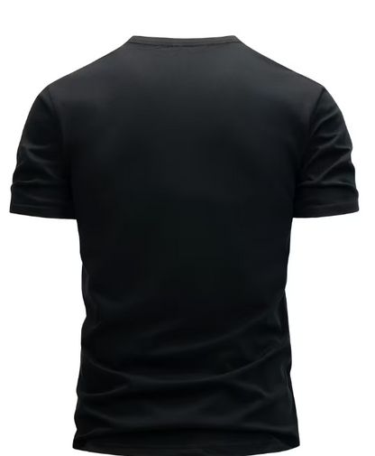 Polera Deportiva Hombre Cuello Redondo con Estampado Paris