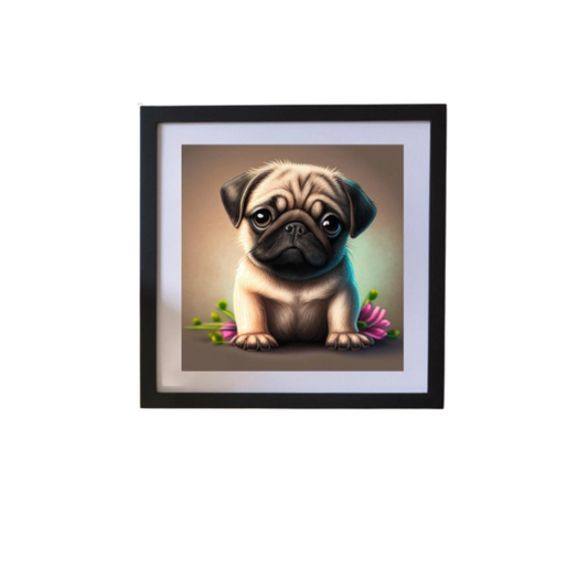 Pintura de Diamantes DIY - Patrón de Perro