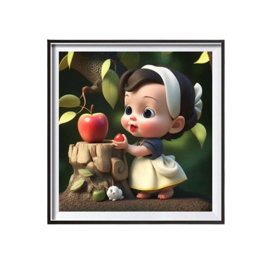 Cuadro Infantil de Dibujos Animados - kit de pintura diamante
