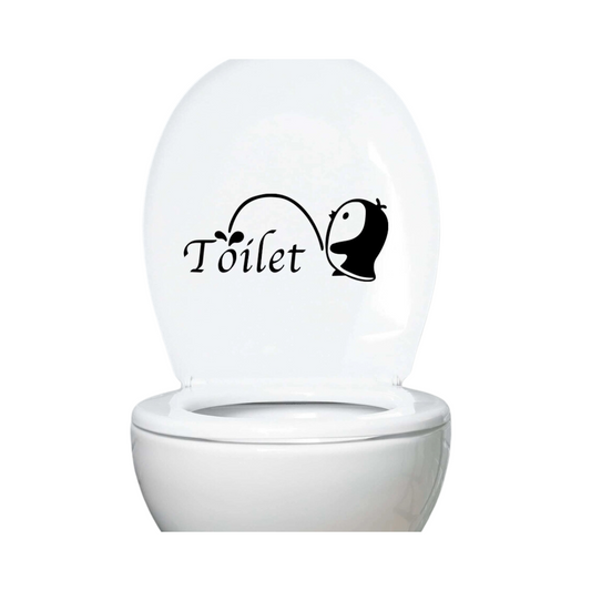Adhesivo Decorativo para Tapa de Inodoro