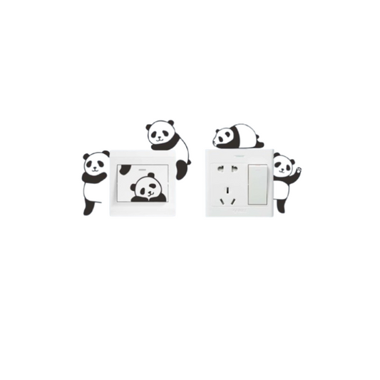 Adhesivo Decorativo "Pandas para Interruptores"