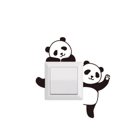 Adhesivo Decorativo "Osos Panda"