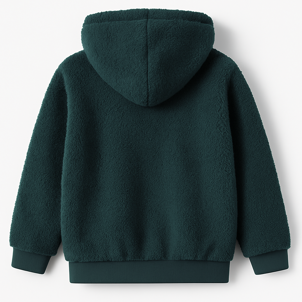 🧥 Chaqueta Infantil – Teddy Reversible con Capucha