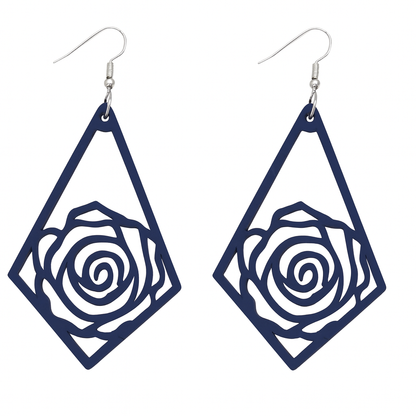 🌿 Pendientes Bohemios – Madera & Diseño Geométrico