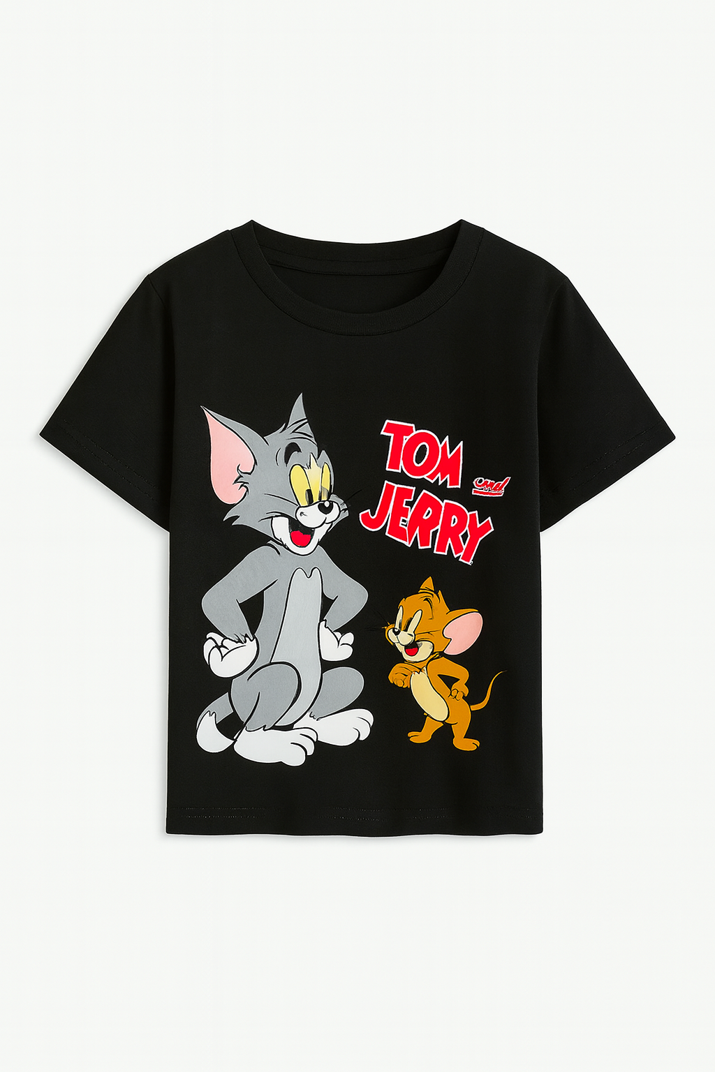 🐭 Camiseta Infantil – Tom and Jerry