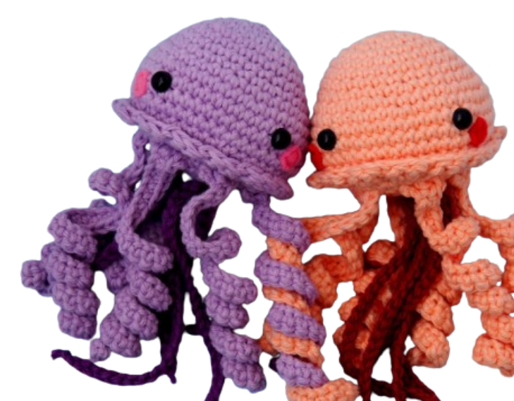 🐙 Medusas de Colores – Amigurumis Hechos a Mano