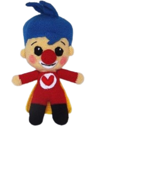 🎪 Payaso Plim Plim – Amigurumi Hecho a Mano