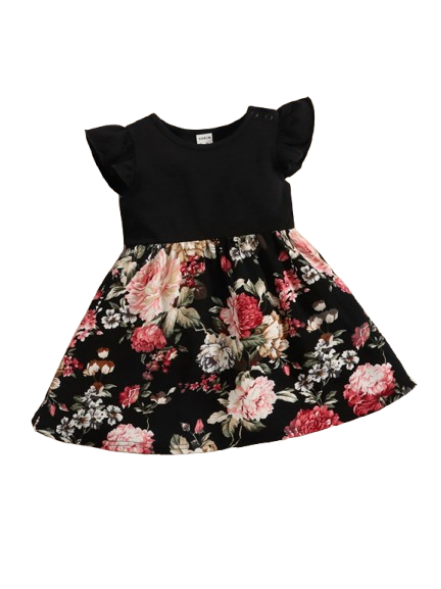 🌸 Vestido “Jardín Nocturno”