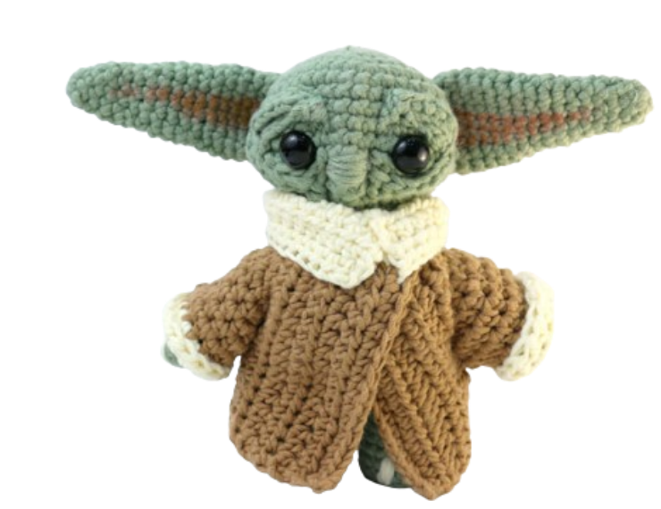 🌌 Amigurumi Baby Yoda (Grogu) – Hecho a Mano