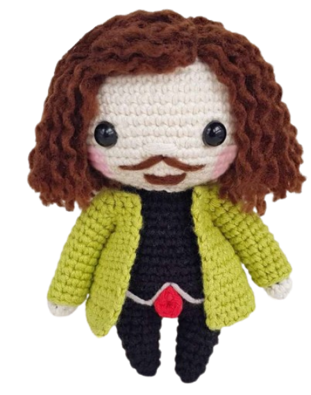 🐾 Sirius Black – Amigurumi Hecho a Mano
