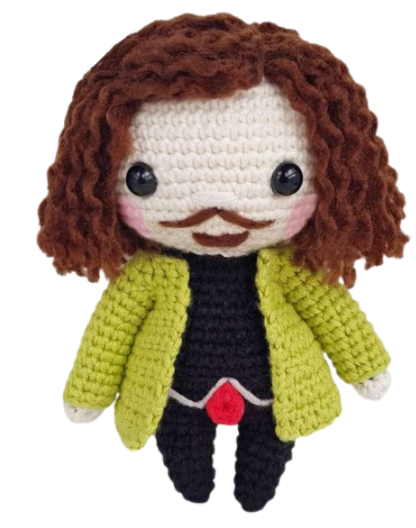 🐾 Sirius Black – Amigurumi Hecho a Mano