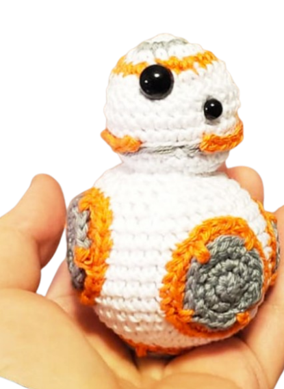 🤖🧡 Droid BB-8 – Amigurumi Hecho a Mano