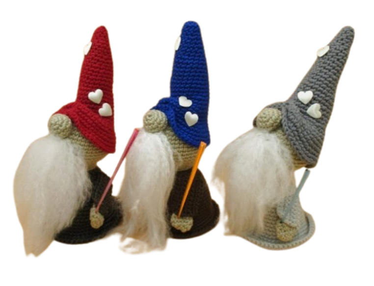 🧙‍♂️ Duende con Sombrero – Amigurumi Hecho a Mano
