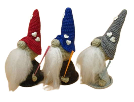 🧙‍♂️ Duende con Sombrero – Amigurumi Hecho a Mano