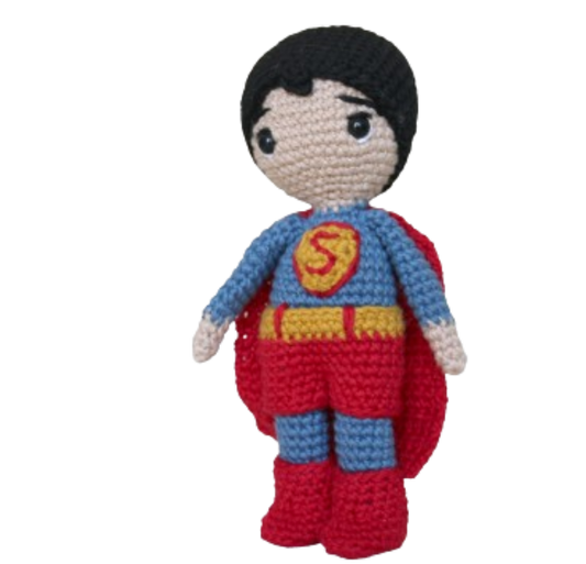🦸‍♂️ Amigurumi Superman – Hecho a Mano