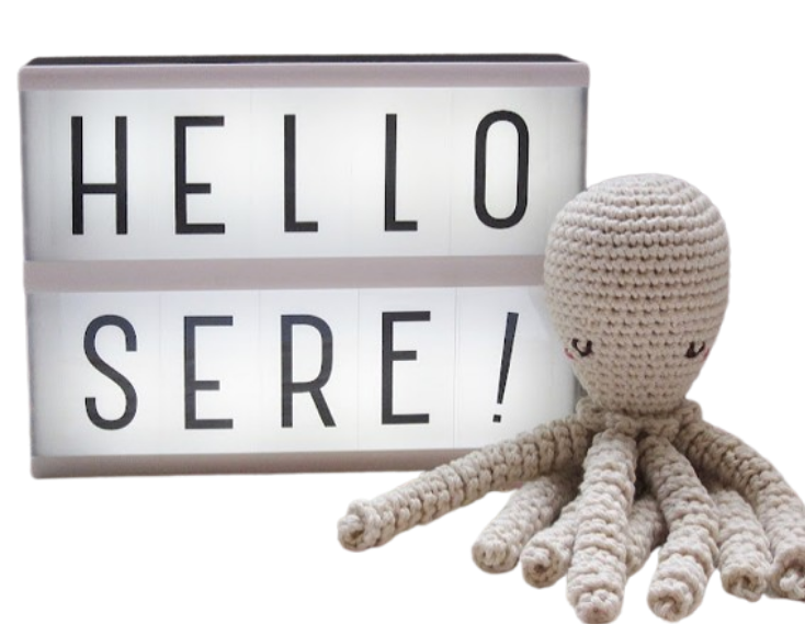 🐙✨ Pulpo Minimalista – Amigurumi Hecho a Mano