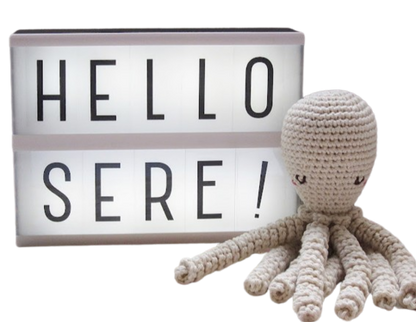 🐙✨ Pulpo Minimalista – Amigurumi Hecho a Mano