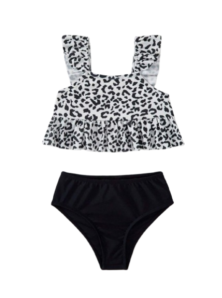 🐆 Bikini Infantil – Estilo Festival Choco-L