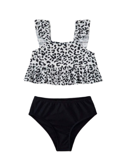 🐆 Bikini Infantil – Estilo Festival Choco-L